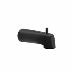 Outlet 👍 PROFLO® PFTS36 Series 1/2 x 7 in. CTS Slip-fit Metal Tub Spout in Matte Black 🌟