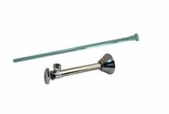 Budget 🎁 PROFLO® Toilet 1/2 in. Supply Kit in Chrome Plated ⭐