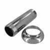 Best Sale 🔥 PROFLO® 1-1/2 x 1-1/2 x 6 in. Nipple with Flange in Chrome 🤩 -PROFLO® Shop Query 1116