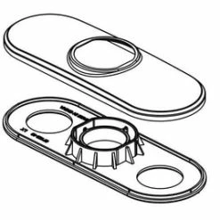 Cheapest 🎉 PROFLO® Deck Plate in Chrome 🤩