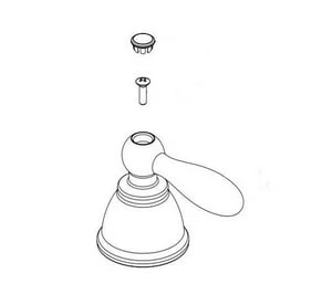 Outlet 🌟 PROFLO® Handle Assembly in Brushed Nickel 🎁 3 Outlet 🌟 PROFLO® Handle Assembly in Brushed Nickel 🎁