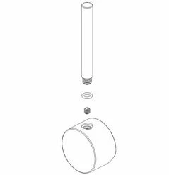 Buy 👏 PROFLO® Kitchen Faucet Handle in Brushed Nickel 🌟