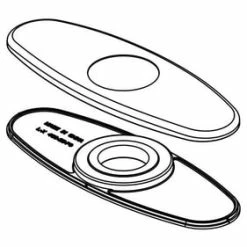 Best Pirce 💯 PROFLO® Deck Plate in Chrome for PFWSC4850 🛒