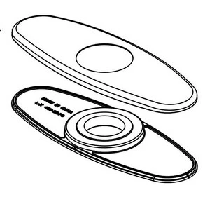 Best Sale 😀 PROFLO® Deck Plate in Brushed Nickel for PFWSC4850 🔥 3 Best Sale 😀 PROFLO® Deck Plate in Brushed Nickel for PFWSC4850 🔥