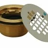 Hot Sale 🔔 PROFLO® 2 in. Brass No Caulk Shower Drain with 4-1/2 in. Stainless Steel Strainer ✔️ -PROFLO® Shop Query 16