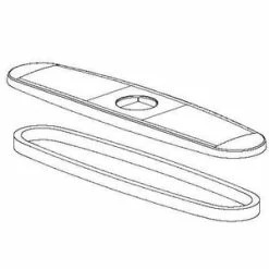 Budget 💯 PROFLO® Deck Plate in Polished Chrome 🌟