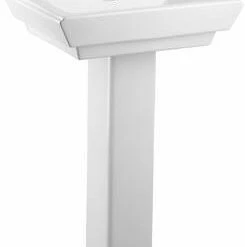Promo 🔥 PROFLO® Kenai Fireclay Pedestal Base Only in White 🎁 -PROFLO® Shop Query 322