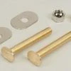 Budget 🥰 PROFLO® 5/16 x 2-1/4 in. Brass Plated Closet Bolts with Nickel Plated Oval Washers 🤩 -PROFLO® Shop Query 388