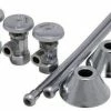 Best deal 🥰 PROFLO® 5/8 x 3/8 in. Straight Supply Stop Kit for Sinks in Chrome Plated 🤩 -PROFLO® Shop Query 424