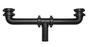 Brand new 🔥 PROFLO® 100 Series 16 in. Slip-Joint Center Outlet Waste in Black ✔️ 3 Brand new 🔥 PROFLO® 100 Series 16 in. Slip-Joint Center Outlet Waste in Black ✔️