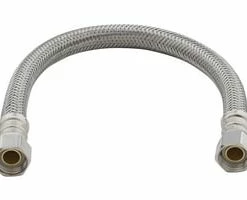 Promo ⌛ PROFLO® 3/8 Comp x 3/8 Comp x 20 in. Braided Stainless Steel Sink Flexible Water Connector 👏