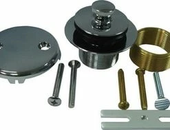 Hot Sale 😍 PROFLO® Brass Lift & Turn Drain in Polished Chrome 👍