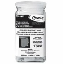 Hot Sale ⌛ PROFLO® PFCSH Series Closet Wedge Shim (75 Per Jar) in White 💯