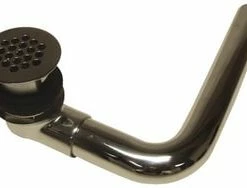 Outlet 👏 PROFLO® 1-1/4 x 6 in. 17 ga Chrome Plated Offset Grid Drain ❤️