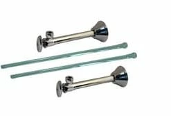 Best Sale ❤️ PROFLO® Sink 1/2 in x 3/8 in. Supply Kit in Chrome Plated 🌟