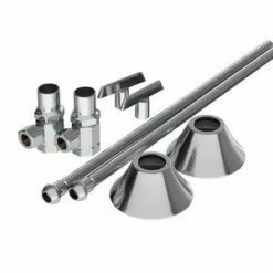 Coupon 🌟 PROFLO® Sink 3/8 in. Supply Kit in Chrome Plated 🌟 -PROFLO® Shop Query 691