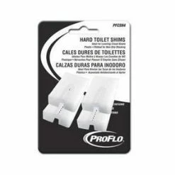 New 🌟 PROFLO® PFCSH Series 4 Pack Closet Wedge Shim in White 🎁