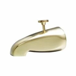 Best Sale 👍 PROFLO® Diverter Rear Bath Spout in Polished Brass 👍