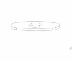 Brand new 🧨 PROFLO® Deck Plate in Brushed Nickel 🛒